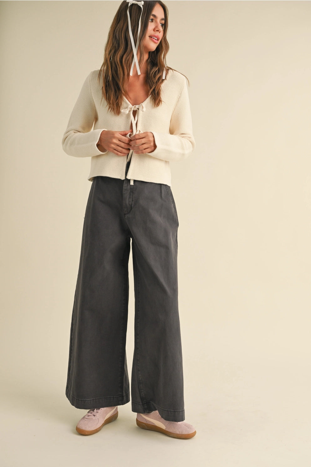 Aimee Tie Cardigan