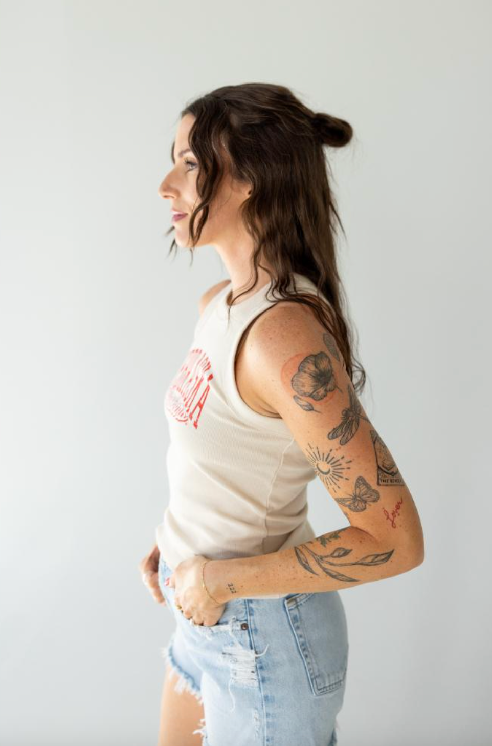 Nebraska Arch Ribbed Tank