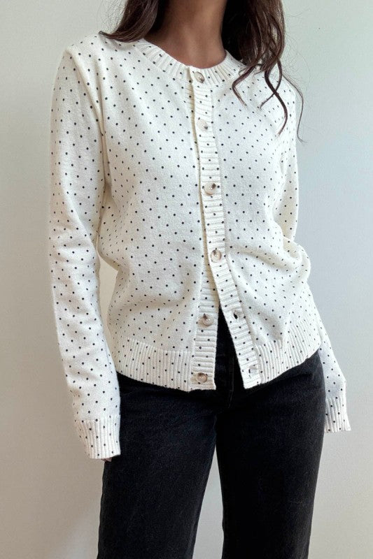 Paige Polka Dot Cardigan