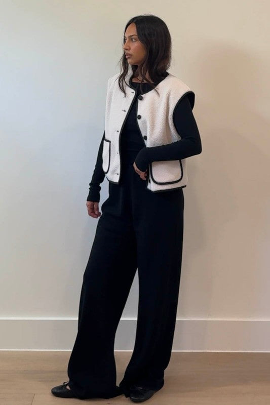 Wesley Sherpa Reversible Vest