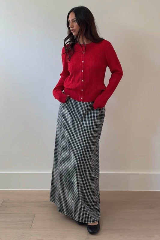 Penny Pointelle Cardigan