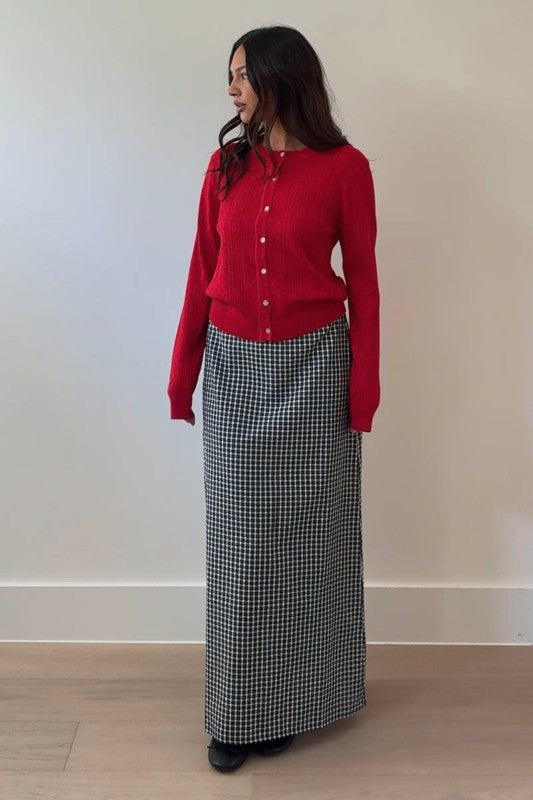 Penny Pointelle Cardigan