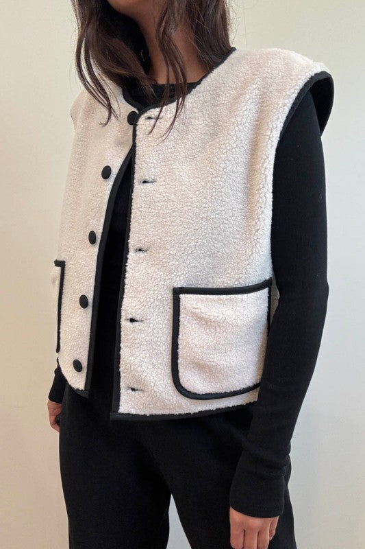 Wesley Sherpa Reversible Vest