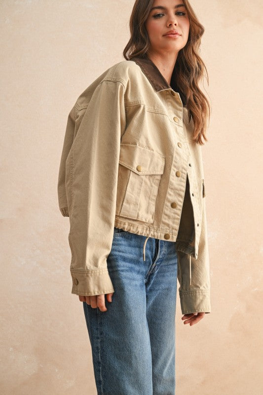 Eli Contrast Utility Jacket