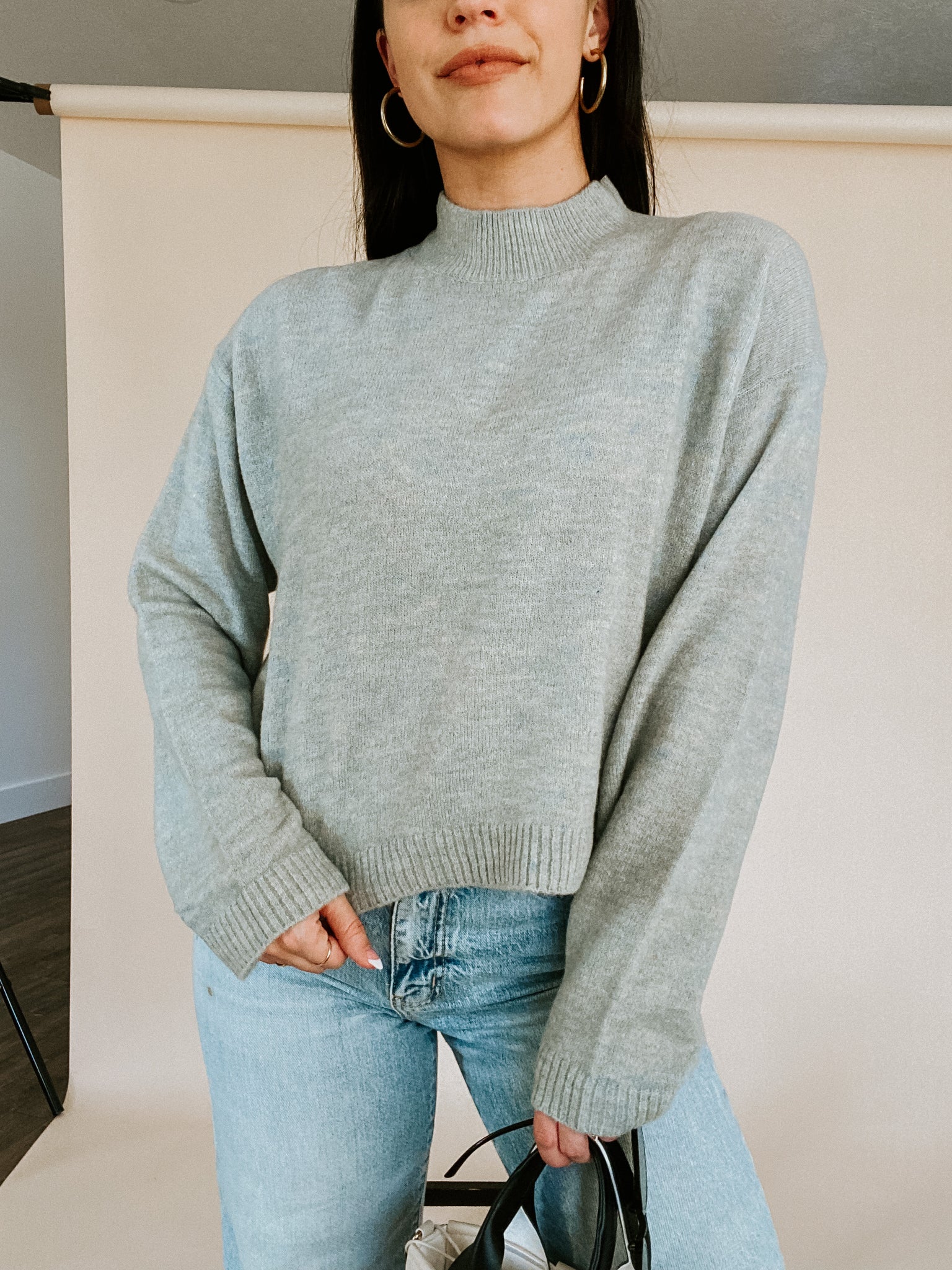 Chambray Sweater
