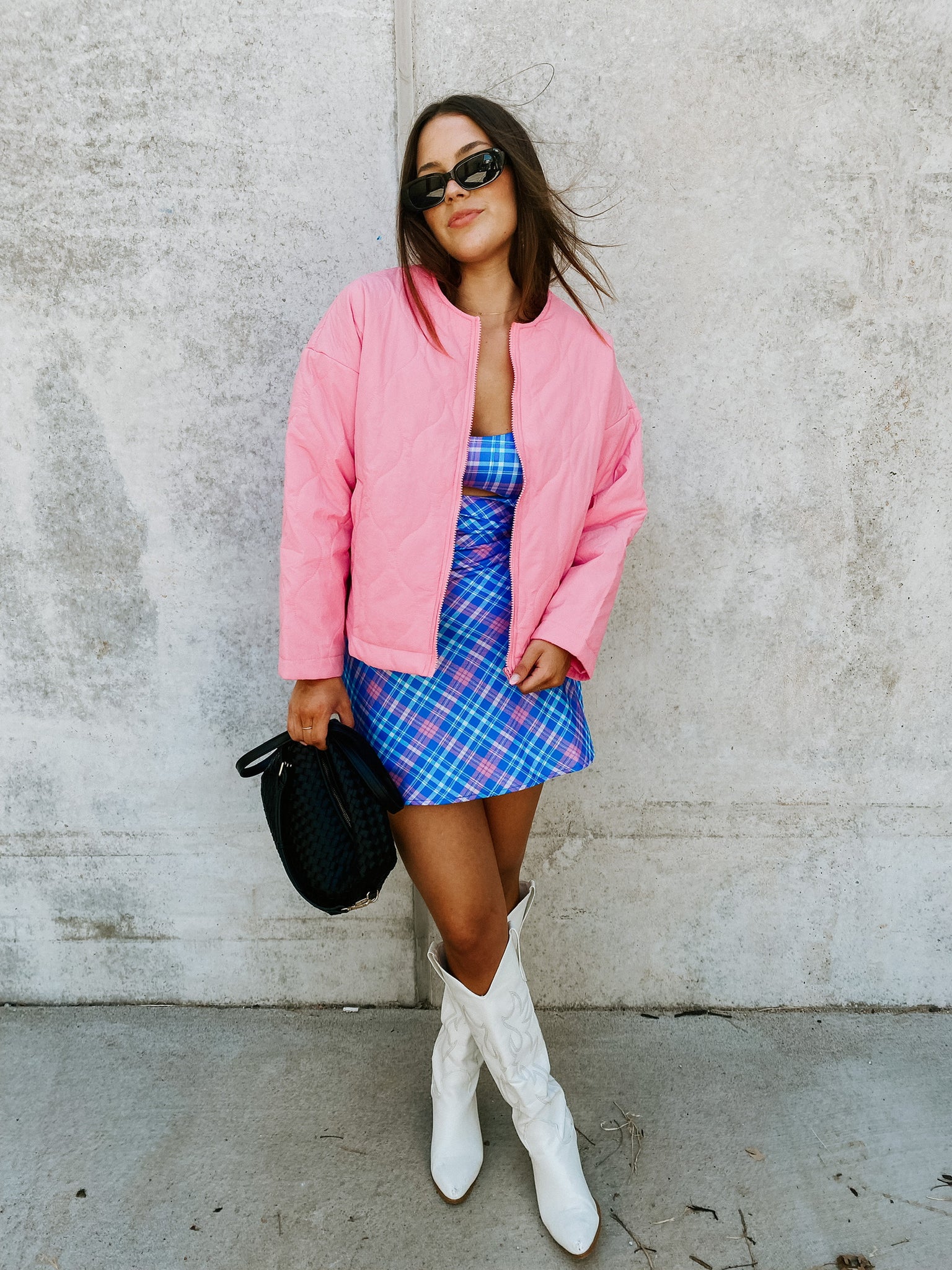 Pink Quilted Jacket